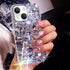 Bonitec 3D Glitter Sparkle Bling Case for iPhone 13 - Luxury Shiny Crystal Rhinestone Diamond Bumper Clear Gems