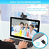 XPCAM 1080P Full HD Webcam with Microphone and Tripod, Pro Streaming Computer Camera with Privacy Cover, Widescreen USB