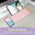 Macally Bluetooth Keyboard for Tablet, Wireless Keyboard for iPad, iPhone Keyboard (Multi-Device, Built-in Stand,