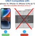 amFiIm Tempered Glass Screen Protector for iPhone 14 6.1"/iPhone 13/iPhone 13 Pro 6.1", Easy OneTouch Installation, Auto-alignment, Bubble Free Case Friendly, Anti-Scratch
