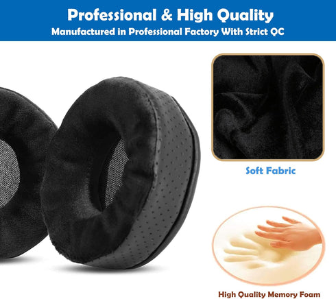 Thickened Headphone Replacement Earpads, Cushion Headset Ear Pads for Allen&Heath Xone XD40 Headphone