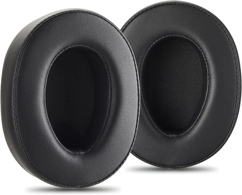 Premium WH-H900N & MDR-100ABN Ear Pads Cushions for Sony Headphones (Black) | Protein Leather, High-Density Foam,
