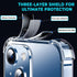 ORIbox Clear Case for iPhone 14/13, Shockproof Protection with 4 Corners, Clear Case for Women Men Girls Boys Kids
