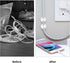 12PCS White Cord Holder Cable Clips, Adhesive Wire Organizer, for Nightstand, Desk, Office, Appliances
