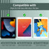 iPad 9th/8th/7th Generation (2021/2020/2019) 10.2 inch Case with Detachable Wireless Bluetooth Keyboard, Dark Green