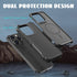 MATEPROX iPhone 15 Pro Max Case, 6.7'' Rugged Shockproof Armor, MagSafe Compatible, Heavy Duty Protection - Black 2023