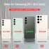 ADDIT Phone Case for Samsung Galaxy S23 Plus, Military Grade Heavy Duty with Kickstand Ring, Support Magnet Car Mount