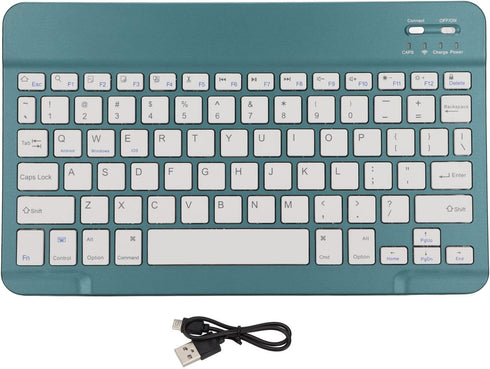 Zunate Ultra Slim Bluetooth Keyboard, Multi-Device Portable Lightweight Keyboard for Tablet, Computer, and Phone