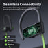 Bluetooth Headphones, Wireless Earbuds IPX7 Waterproof with 16Hrs Playtime, Stereo Bass Headsets with Mic