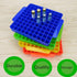 100 Slot Battery Storage Organizer, AA Battery Case Holder Vault Container for Drawer Organization