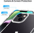 JJGoo iPhone 14 Plus Case Clear, Non-Yellowing Shockproof Slim Anti-Scratch Hard PC Back Protective Cover