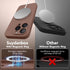 Magnetic iPhone 14 Pro Case, Silicone Shockproof Protective Phone Case with Full Camera Protection and 2 Screen