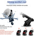 Bokexing Replacement Suction Cup Mount Part, Suction Cup Bracket for GPS Ball Joint Flexible Mounting Disk Mount