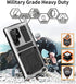 Samsung S23 Ultra Compatible Metal Case with Screen Protector, Rugged Heavy Duty Full Body Tough Case (Silver)
