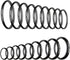 Neewer 18 Pieces Metal Camera Lens Filter Adapter Ring Kit, Compatible with Canon Nikon Sony Olympus DSLR