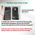 Galaxy S9+ Back Glass Cover Replacement Housing Door with Pre-Installed Camera Lens, Adhesive & Repair Tools for