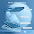 Dssairo iPhone 13 Case, with 2 Pack Screen Protector + 2 Pack Camera Lens Protector, Blue
