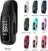3-Pack Clip Case Accessory for Fitbit Inspire 3/Inspire 2, Black Color.