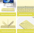 Ubxxziy Z1 Foldable Bluetooth Keyboard with UV Printing Technology Rechargeable Keyboards,Compact Wireless Travel