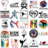 Taekwondo Stickers, 50Pcs Martial Arts Taekwondo Black Belt Self-Protection Stickers Decals for Laptop Water Bottle Cup Luggage Guitar Skateboard Helmet, Party Supplies Decor by NADUSEP