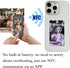 DIY E-Ink Phone Case for iPhone 15 Pro Max: Smart Photo Rear Projection Customizable Case to Display Photos Instantly -