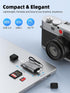 DSRKE 3.0 17/16/15, SD Card Reader, USB & USB C Dual Slots to Micro SD Card Adapter, Memory Card Reader for SD