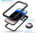 Lanhiem Waterproof Case for iPhone 14 Pro Max, IP68 Dustproof with Built-in Screen Protector, Rugged Shockproof Cover