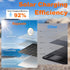 Kepswin 20,000mAh, 4 Pack Solar Charger Portable Power Bank, Cables Outdoor Waterproof External Backup Phone Charger
