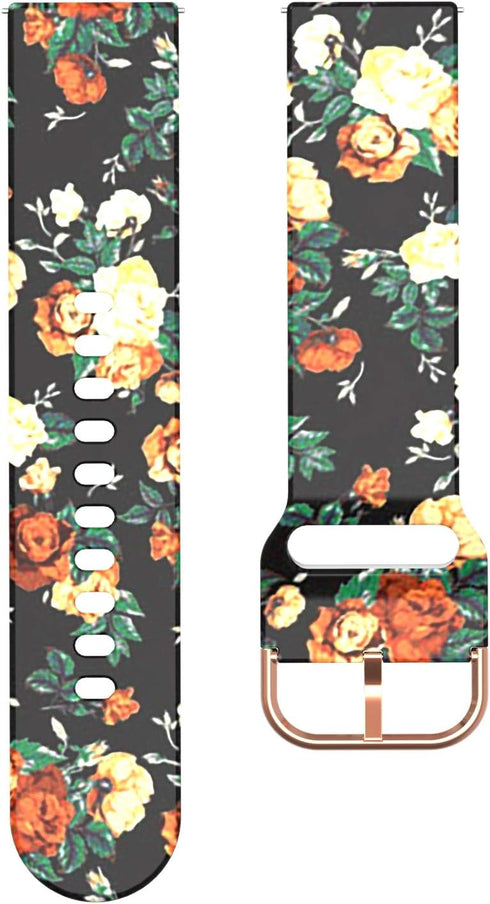 Compatible Bands for MILOUZ IDW19/ENOMIR IDW19/Hoowel IDW19/Faweio IDW19, Fadeless Patterned Printed Watch Strap