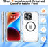 iPhone 15 Pro Max Waterproof Case Compatible with MagSafe, Translucent Slim IP68 Underwater Built-in Screen Protector,
