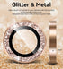 16 16 Matekxy for iPhone Pro/iPhone Pro Max Camera Lens Protector Glitter, Anti-Scratch Bling Ring Cover, Cute Girly