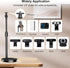 LenTok C922 C930e C920S C920 C615 C960 C920x 4K, 1/4'' Telescopic Webcam Tripod Stand for Desk with Phone Holder