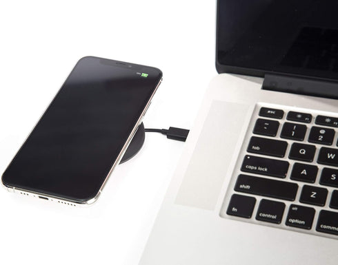 TYLT Medallion Portable QI Wireless Charging Pad, Fast Charger QI Certified 10W Max for Devices