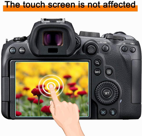 EM10 IV Screen Protector for Olympus E-M10 Mark IV/III/II, EM5 MKII, E-PL9/8/7 (3 Pack), Tempered Glass