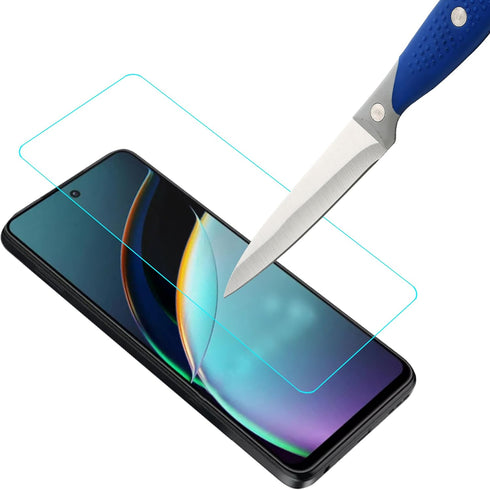 Mr.Shield 3-Pack Tempered Glass Screen Protector for Motorola Moto G 5G (2024) - 9H Hardness, Protects Camera.