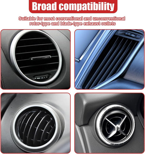 Tuxihapp Air Vent Phone Mount for Car Universal Cell Phone Holder, Small Clip Car Mount Stand Automobile Cradle