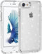 TENOC Phone Case for iPhone 6 Plus & 6s Plus, Glitter Clear Sparkling Protective Bumper Cover for Girls Women