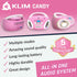 KLIM Candy Kids Portable CD Player, New Version 2024, FM Radio, Batteries Included, Cute Pink Boombox for Kids