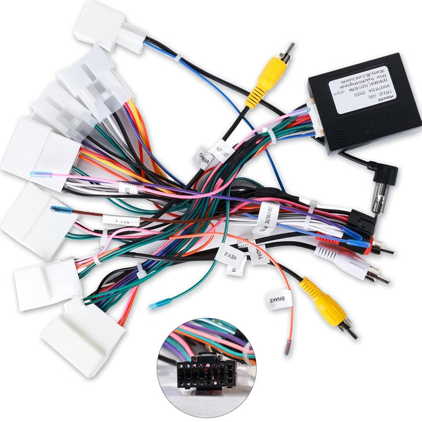16 PIN Car Radio Stereo Wiring Harnesses with CANBUS - Aftermarket Cable