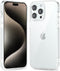 oakxco Transparent Hybrid Hard Shell Plastic & Soft Silicone Rubber Bumper Case for iPhone 15 Pro Max, Lightweight