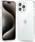 oakxco Transparent Hybrid Hard Shell Plastic & Soft Silicone Rubber Bumper Case for iPhone 15 Pro Max, Lightweight