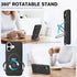 TUCCH 17 (6.3"), 360 3 17, Detachable Wallet Case for iPhone Wireless Charging, Adjustable Rotation Ring Stand, RFID