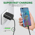 Type C Charger Fast Charging, 25W Dual Port USB-C Power Adapter, USB Wall Charger Compatible with Samsung Galaxy S21