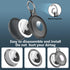 2 Pack IPX8 Waterproof AirTag Keychain Holder Case, Lightweight Anti-Scratch Soft Full-Body Shockproof Holder for
