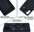 TORU CX PRO Case for Galaxy Note 10 with Card Holder, Slim Protective Cover with Hidden Wallet Flip Slot, Black