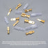 600 Pcs 2.8mm 4.8mm 6.3mm Male and Female Wire Spade Connectors and Insulating Sleeve Kit, Car Audio Speaker Bullet