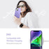 Anqrp Soft Silicone Slim Anti-Scratch Phone Case for iPhone 14 Plus, Support Wireless Charging, 6.7 inch, Purple