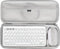 Aproca Grey Hard Travel Storage Case for Logitech K380 Multi-Device Bluetooth Keyboard and Logitech Pebble M350 / i345