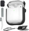 Valkit Compatible Airpods 2nd Generation Case Cover Clear, with Lock & Cleaner Kit, Soft Shockproof Case for Airpods 2/1