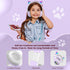 Kid Headphones for School, Wireless Bluetooth Headphones with Microphone, Violet